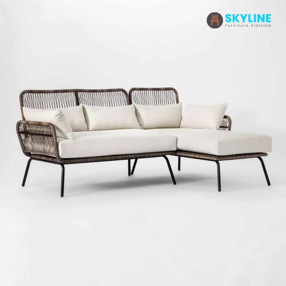 Skyline Lounge Garden Furniture Outdoor Sofa Set Modern Patio Furniture Set All Weather Luxury style