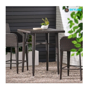 Skyline Weather Resistant Durable Outdoor Dining table wooden Restaurant Furniture Garden Dining Table