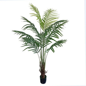 Selling Best Quality Low Price Artificial Flowers Palm 35 Inch Tree Bark High Quality Living Room Greenery Potted Trees