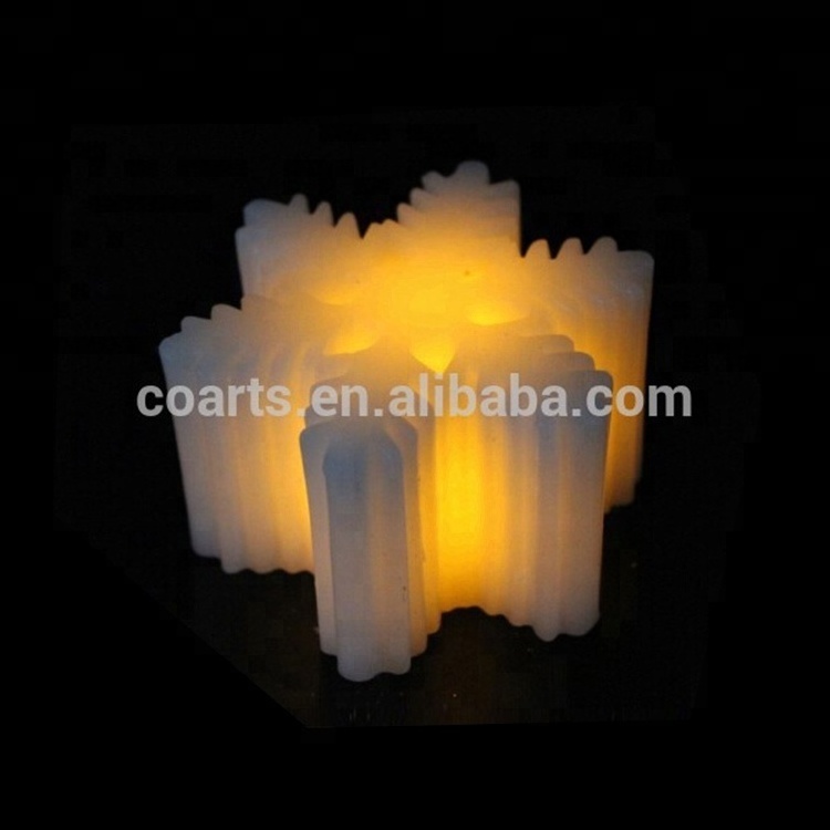 Tea light outdoor led candle for cemetery