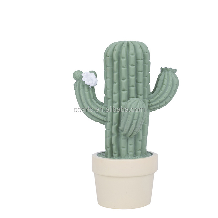 CE Cheap price potted plant pretty cactus led night light