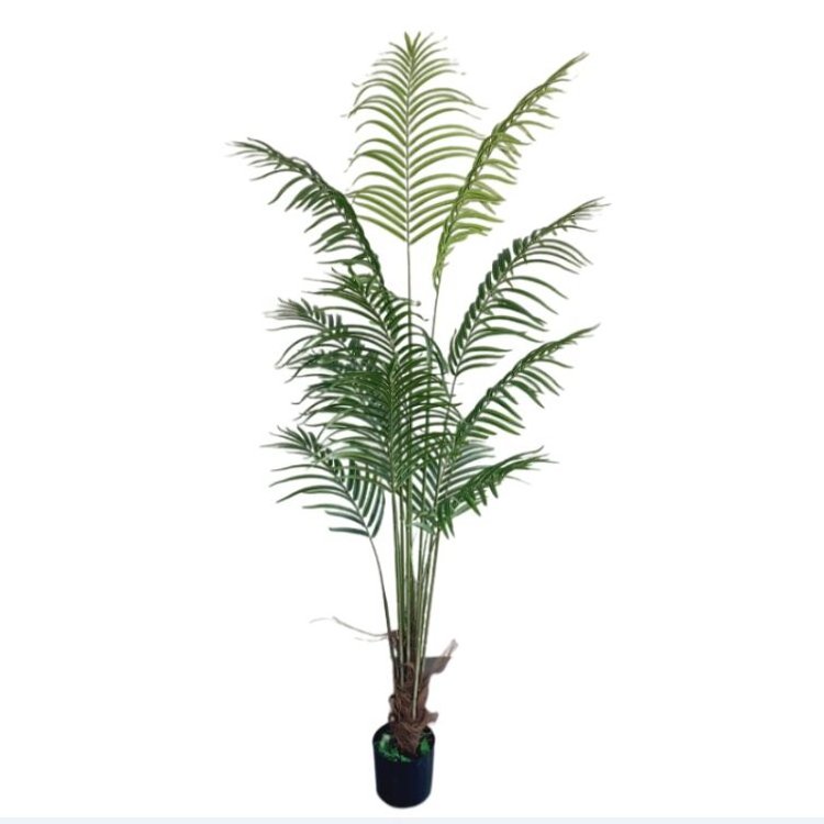 Selling Best Quality Low Price Artificial Flowers Palm 35 Inch Tree Bark High Quality Living Room Greenery Potted Trees