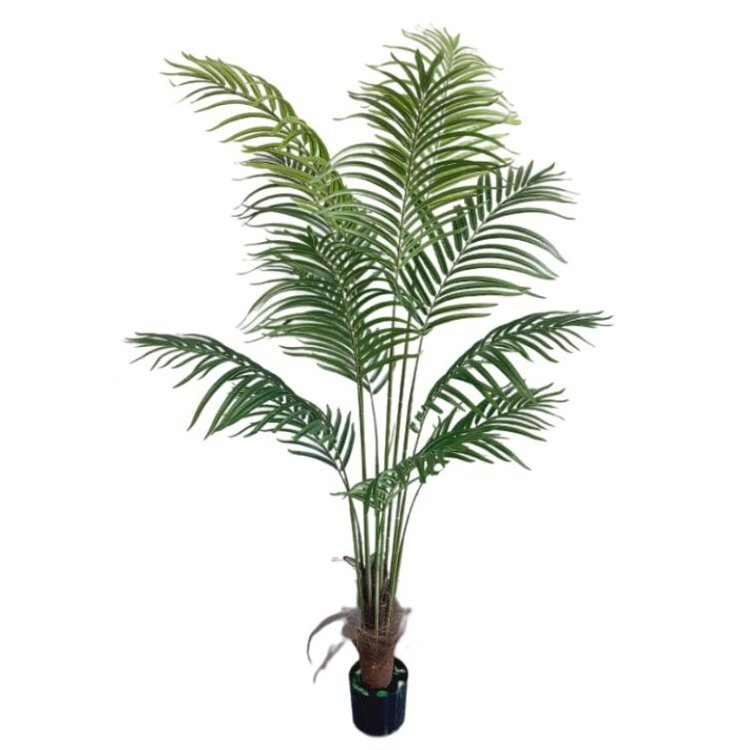 Selling Best Quality Low Price Artificial Flowers Palm 35 Inch Tree Bark High Quality Living Room Greenery Potted Trees