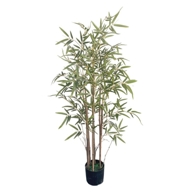 Chinese Supplier High Quality Bambou Artificiel Pas Cher Indoor Plant Bamboo Plants Artificial Tree Guirlande Crafts