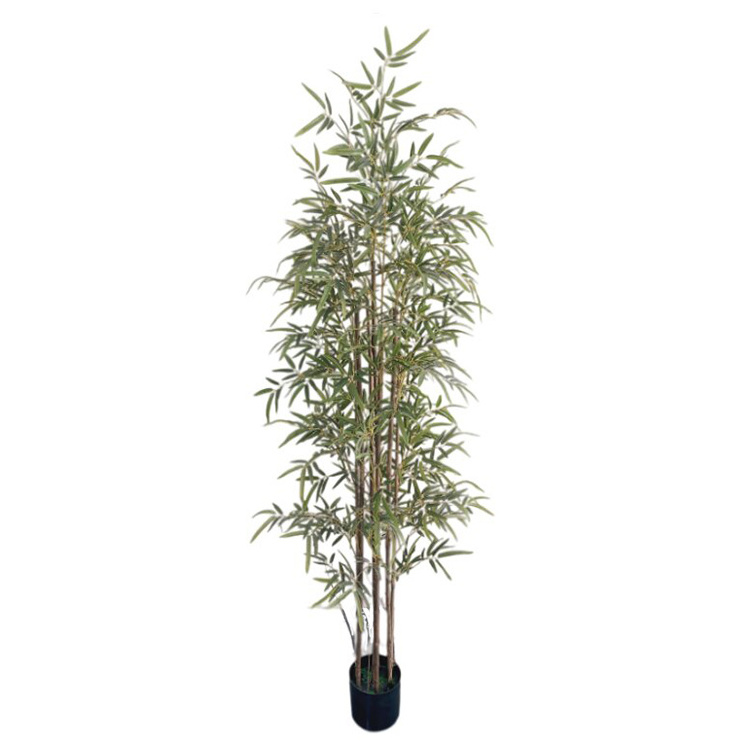 Chinese Supplier High Quality Bambou Artificiel Pas Cher Indoor Plant Bamboo Plants Artificial Tree Guirlande Crafts