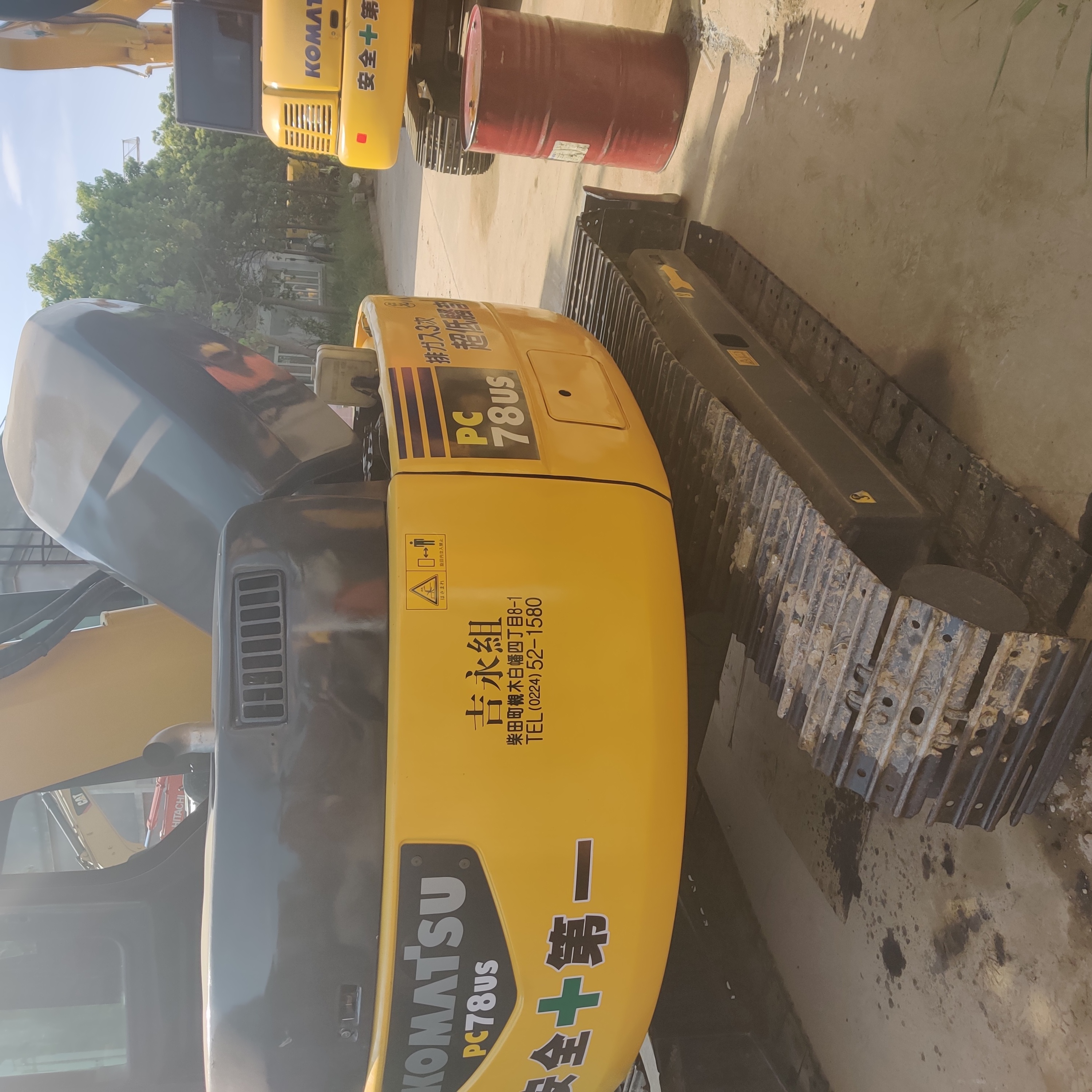 High quality Second-hand Komatsu Pc78us Made In Japan Small 7Ton 8Ton Komatsu Excavator Used PC78US PC70 PC60 PC56 in stock