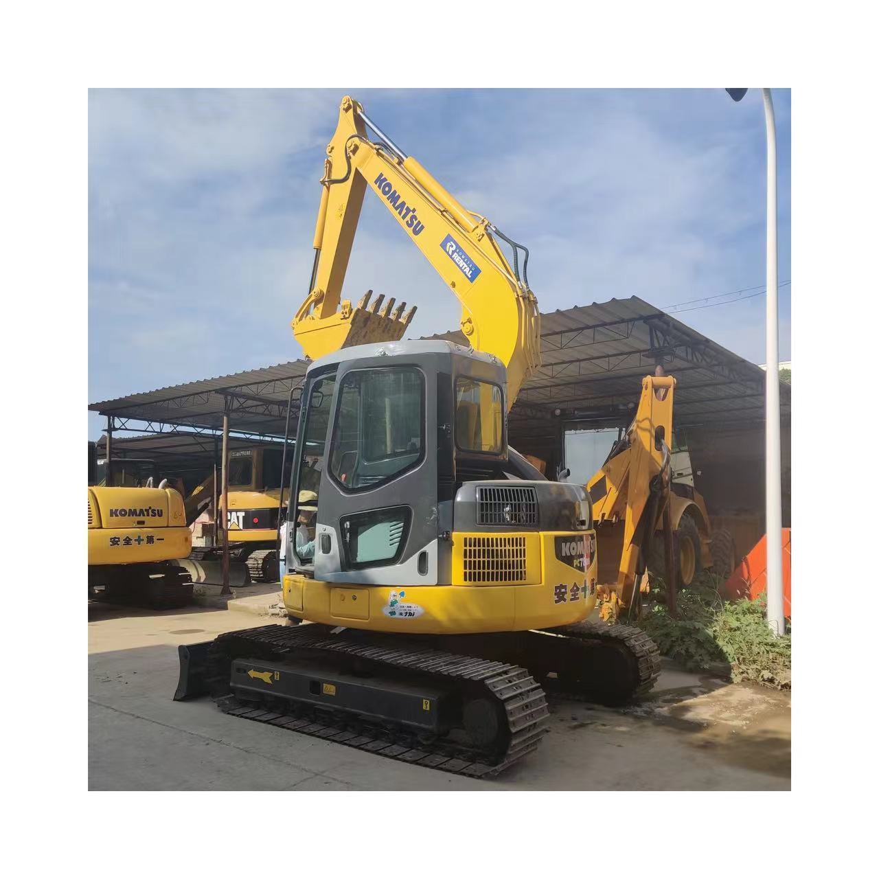 High quality Second-hand Komatsu Pc78us Made In Japan Small 7Ton 8Ton Komatsu Excavator Used PC78US PC70 PC60 PC56 in stock