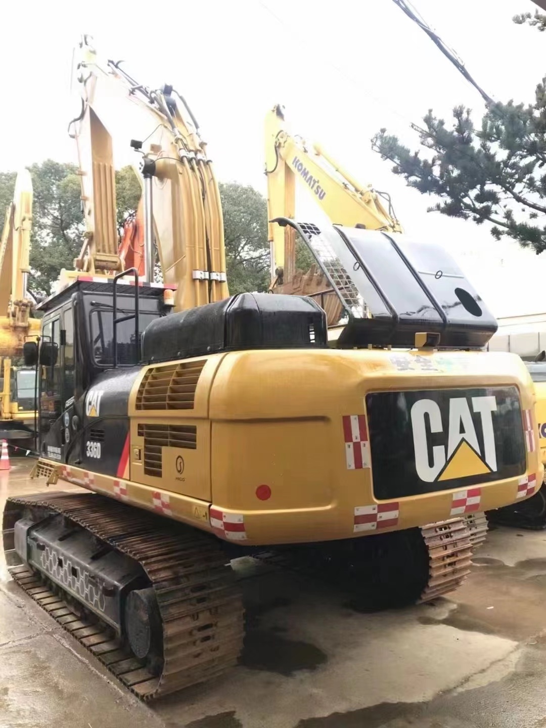 Big Used Digger Crawler Excavator CAT 336D  36TON   with power wheel  CAT329 CAT330 CAT336