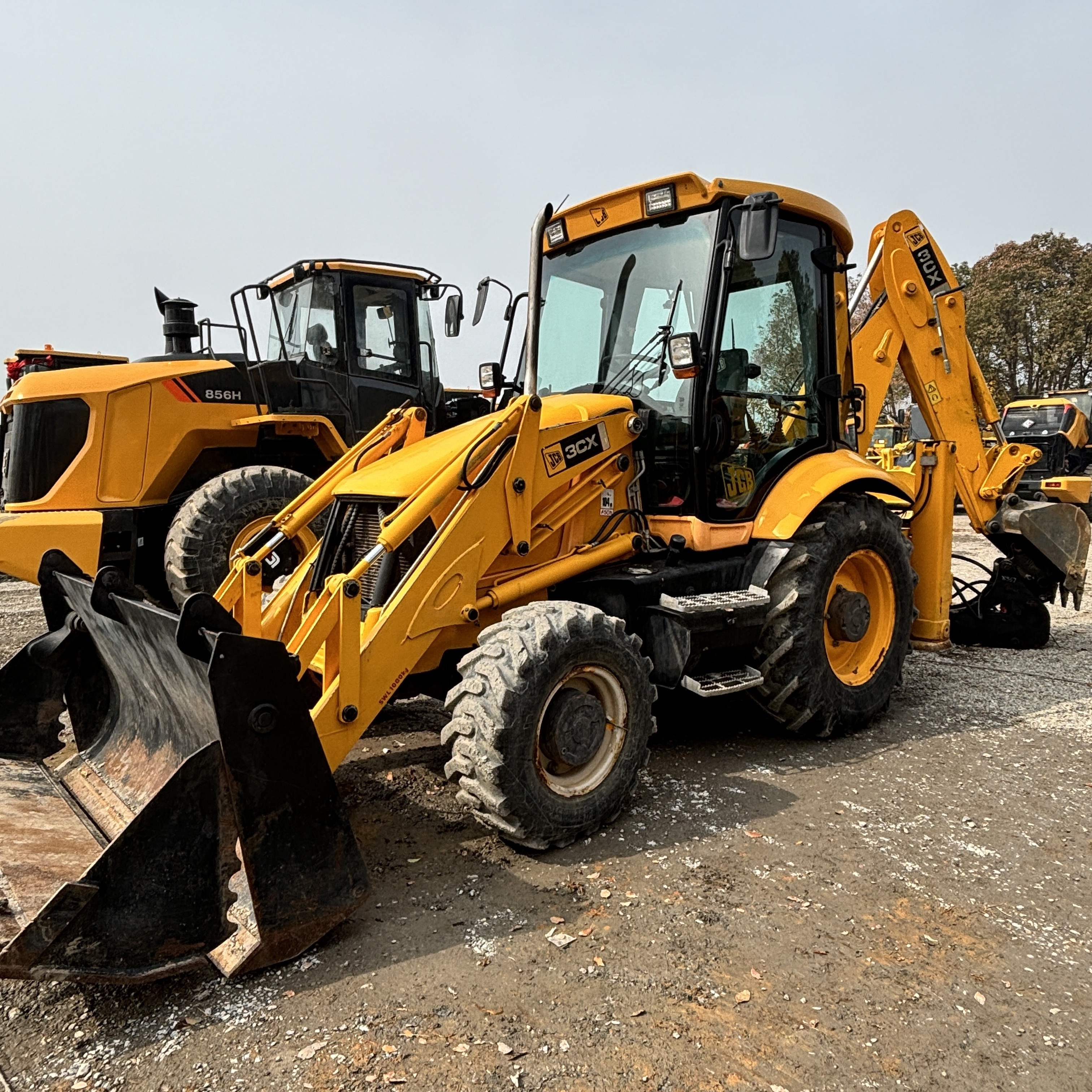 Original Used Jcb 3cx 4cx  Backhoe Loader 4 Wheels  7 Tons Used Excavating Loader Secondhand Machine Jcb 3cx 4cx For Sale