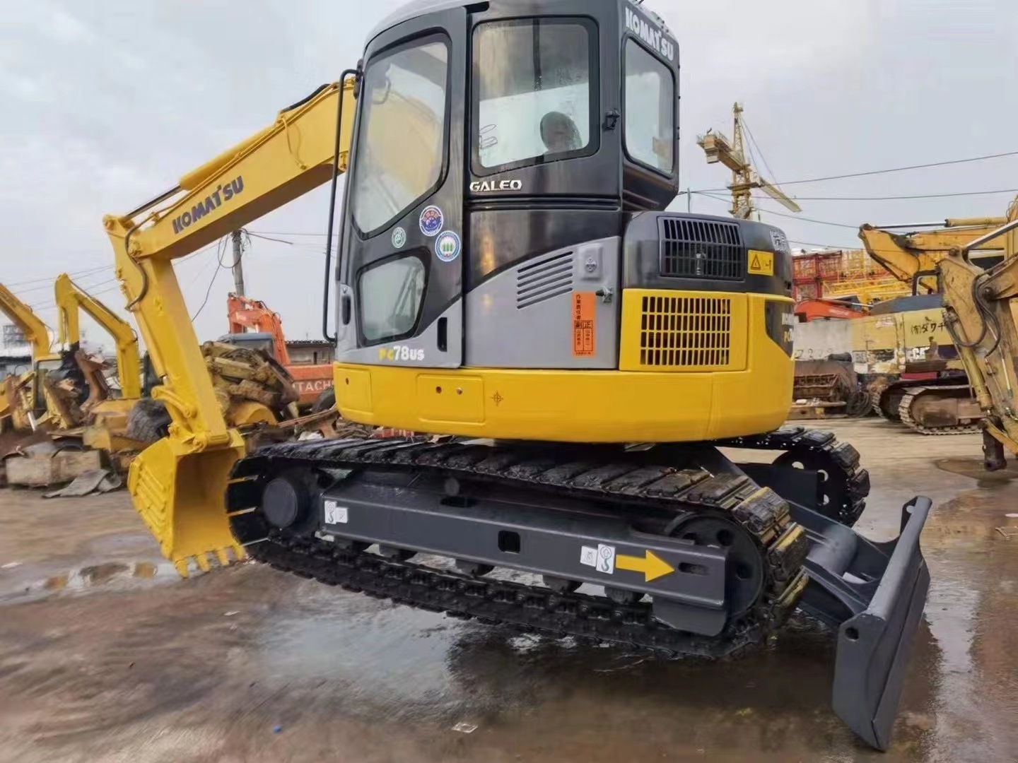 Original Japan Komatsu Used Pc78 Excavator Japanese 8 Ton Machine Used Mini Pc78us PC70 PC60 PC56 55 Excavator For Sale