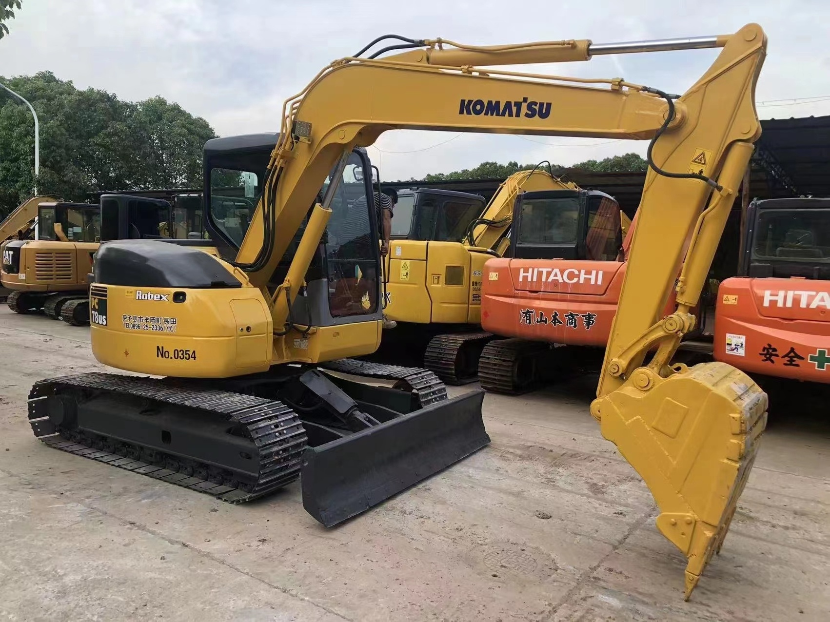 Used Komatsu Pc78us Excavator,7ton Komatsu Pc78 Pc56 Pc55 Hydraulic Backhoe Crawler Mini Excavator Rega High Quality In Stock