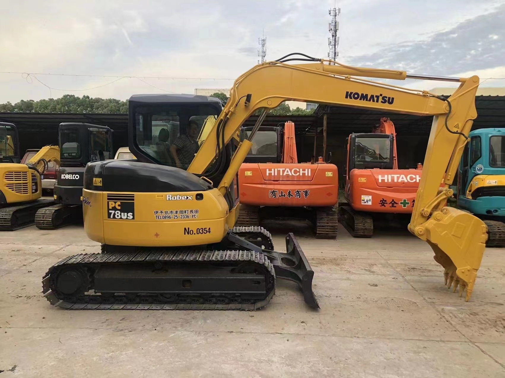 Used Komatsu Pc78us Excavator,7ton Komatsu Pc78 Pc56 Pc55 Hydraulic Backhoe Crawler Mini Excavator Rega High Quality In Stock