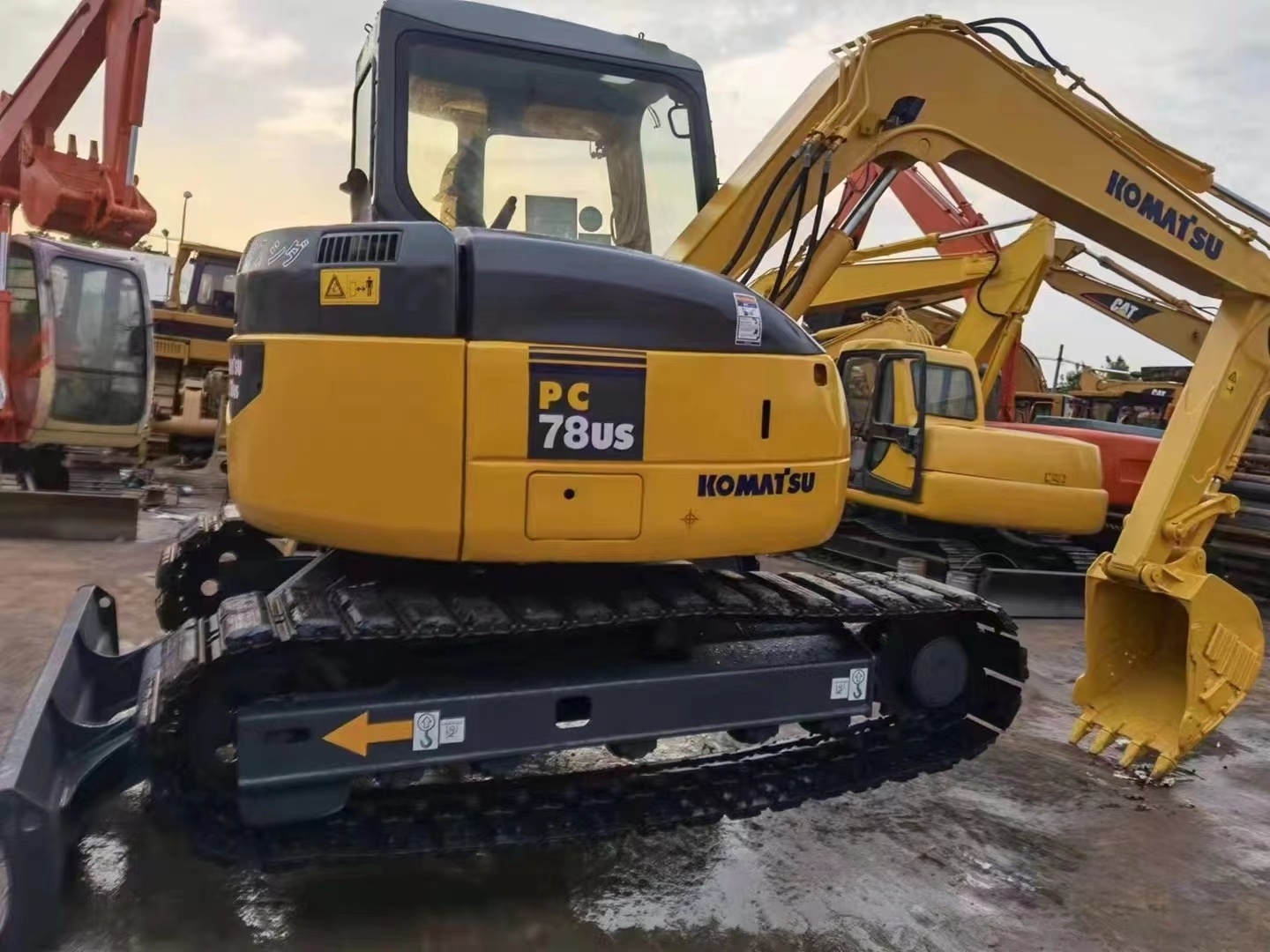 Original Japan Komatsu Used Pc78 Excavator Japanese 8 Ton Machine Used Mini Pc78us PC70 PC60 PC56 55 Excavator For Sale