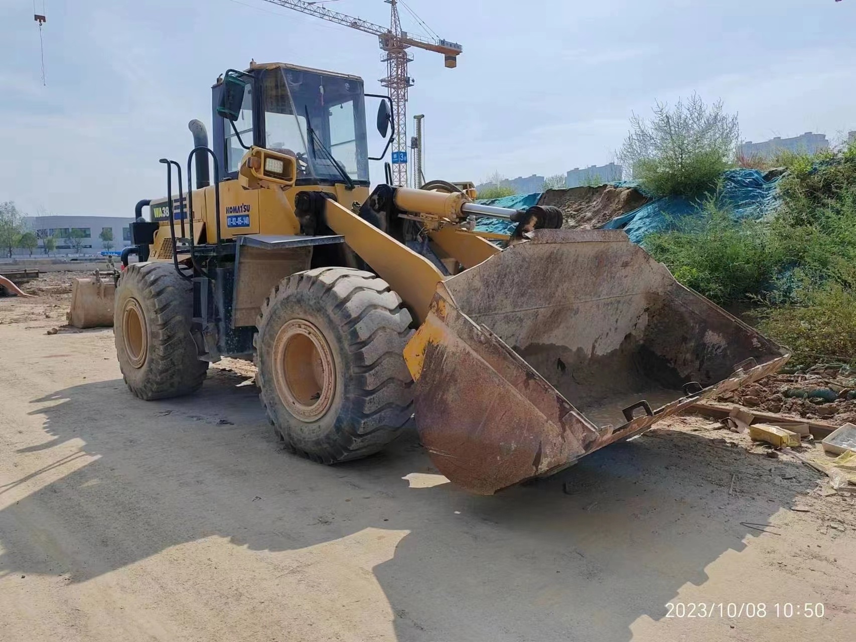 High quality Used Komatsu Loaders Wa380 Wheel Loader Komatsu Front Loader Wa380-3 Wa380-6