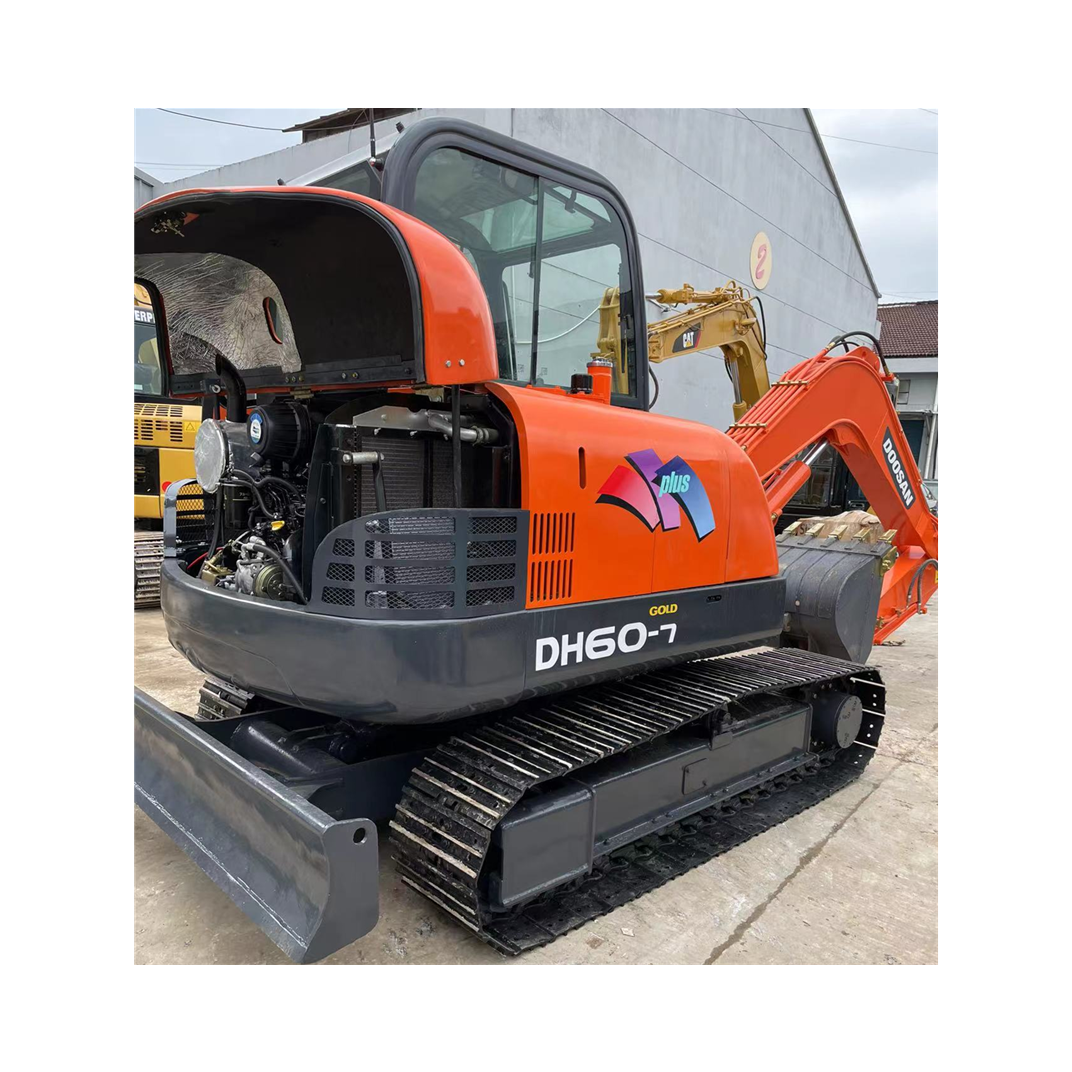 DOOSAN Dh60 90%New Used Doosan DH60 Excavator Second Hand 6 Ton High Quality Korea Original Mini Digger Used DH60 Excavator