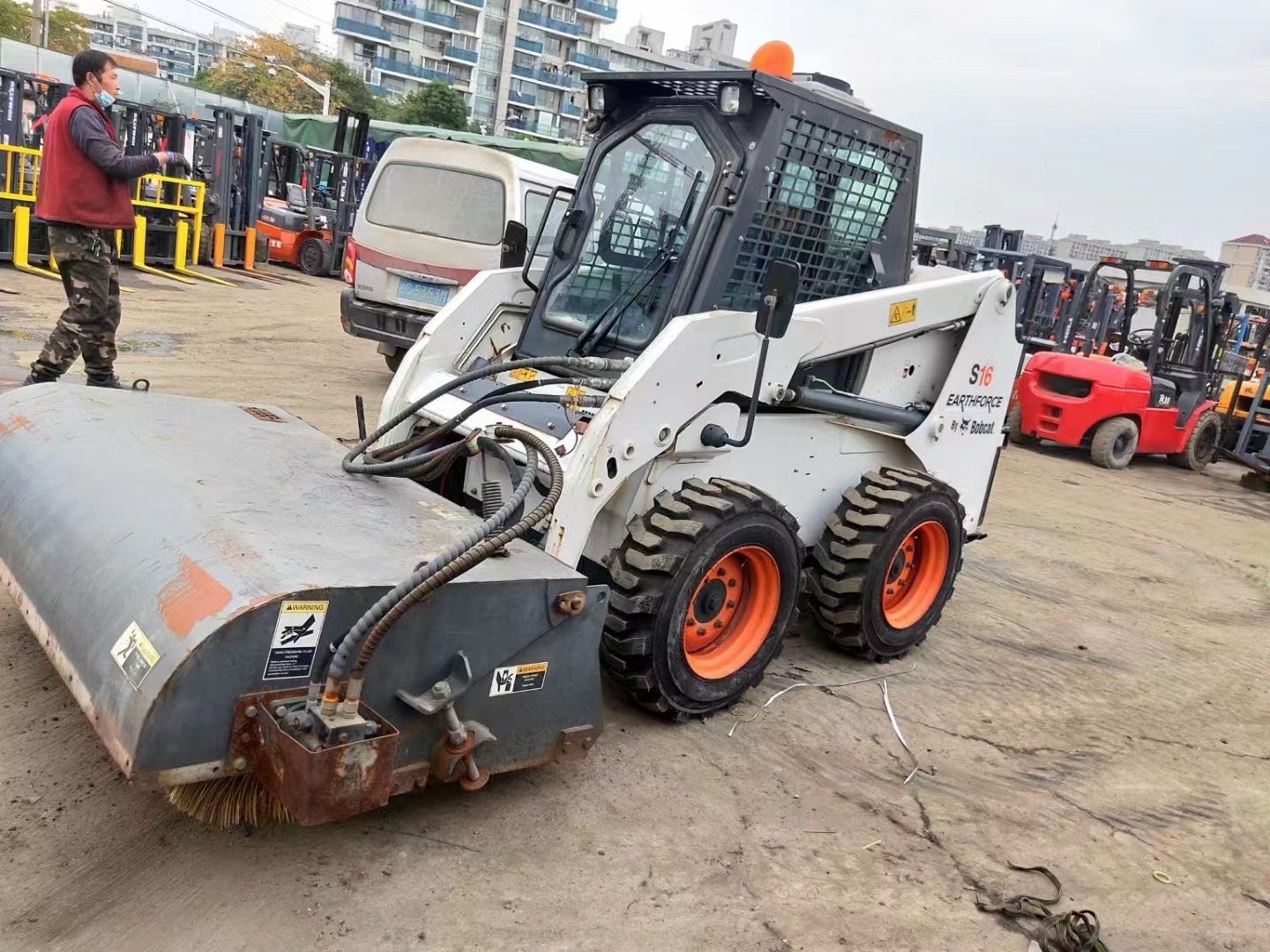 Used Skid Steer Loader BOBCAT S70 S130 160 185 S16 S18 second hand loader bobcat s16 s185 s160 for sale