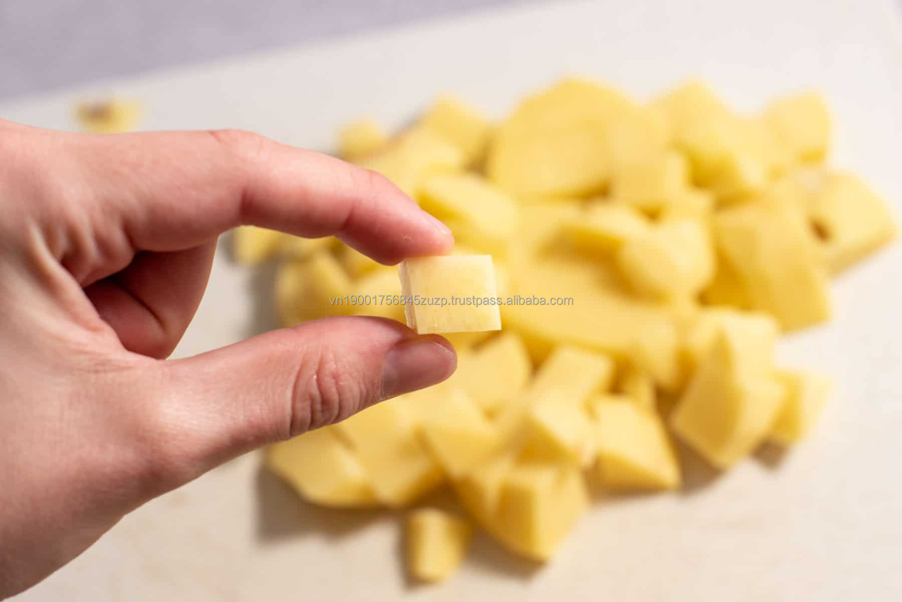 IQF Frozen Potato/ Potato Cut/ Potato dice from Vietnam 2024