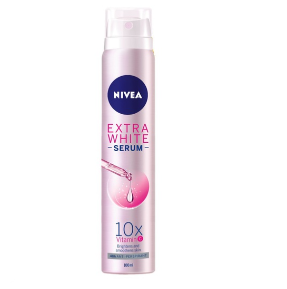 Deodorant Spray Nivea Whitening Deep Serum Hokkaido Rose 150ml x 12 pcs