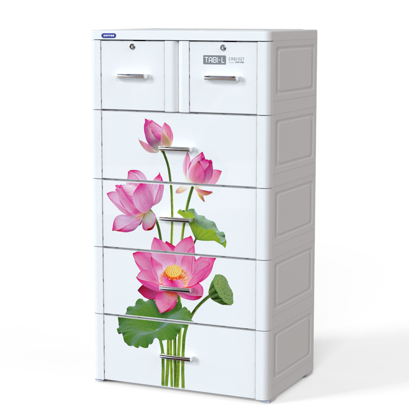 Vietnamese Wholesale Price Plastic Storage Cabinet Tabi L  Plastic Kids Organizer Drawer  PlasticTabi L wardrobe