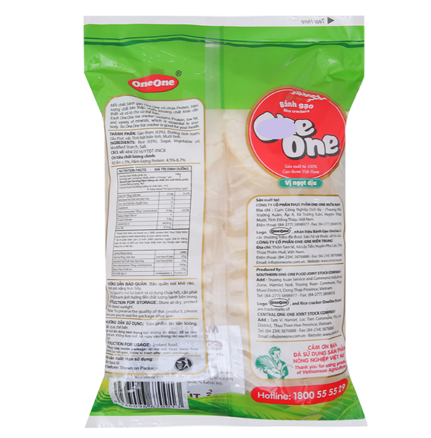 Viet Nam Manufacturer Sweet Rice Crackers Rice Cake 100% From Rice 150gr