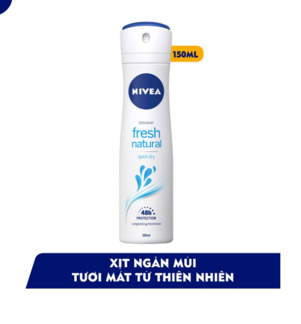 Deodorant Spray Nivea Whitening 48h Protection Skin Nutrients And Vitamins 150ml x 12 pcs