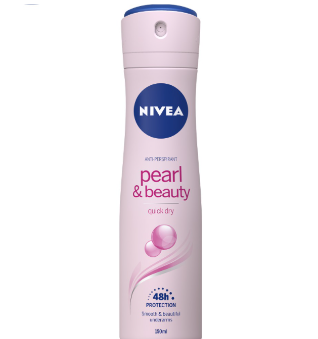 Deodorant Spray Nivea Pearl And Beauty Smooth And Beautiful Underarms  150ml x 12 pcs