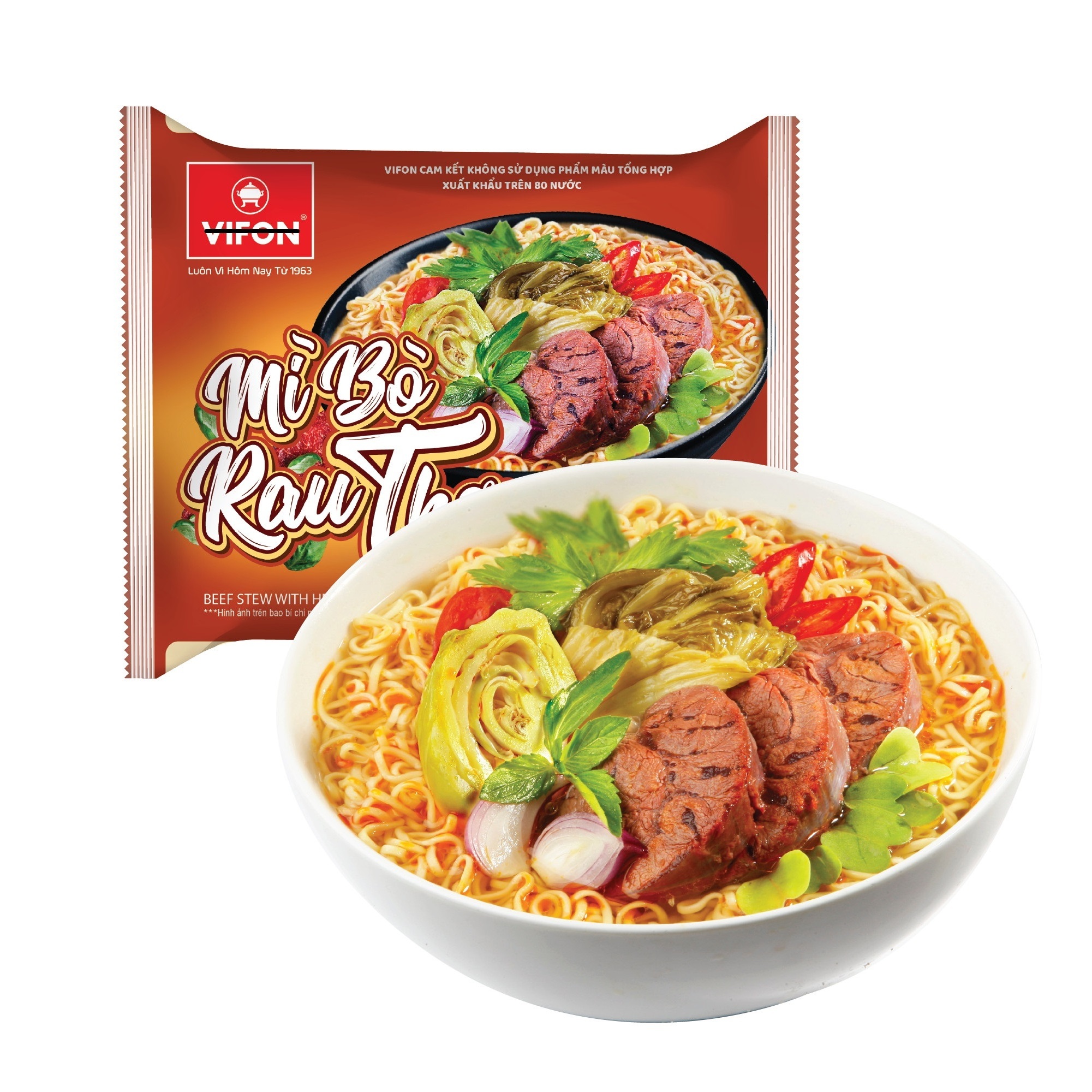 Quality Yummy Instant Noodles Delicious Beef Flavour Instant Noodles 60g x 30 bags