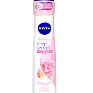 Deodorant Spray Nivea Whitening Deep Serum Hokkaido Rose 150ml x 12 pcs