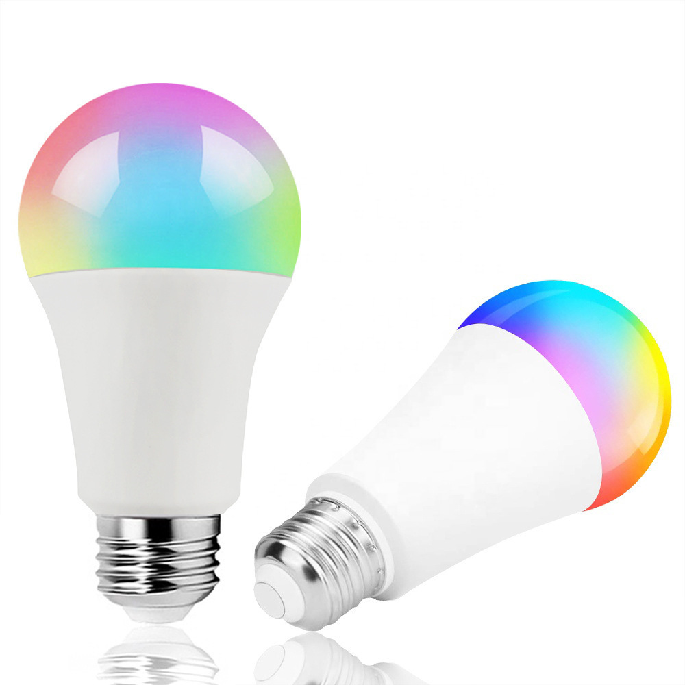 RGB LED Efficient Light Bulb Color Changing Waterproof IP55 Light Bulb Dimmable Screw Base RGBW Mood Light Bulb Remote Control