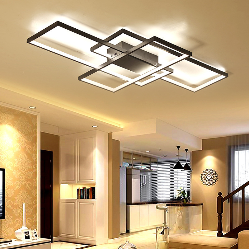 simple modern atmospheric stylish personalized creative led ceiling lamp lamp art geometric ceiling light