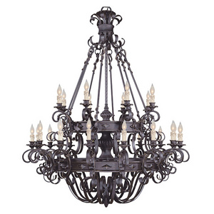 American Country Iron Pendant Lamp Dining Room Retro Black Chandelier Bedroom European-style Candle Pendant Ceiling Light for Ch