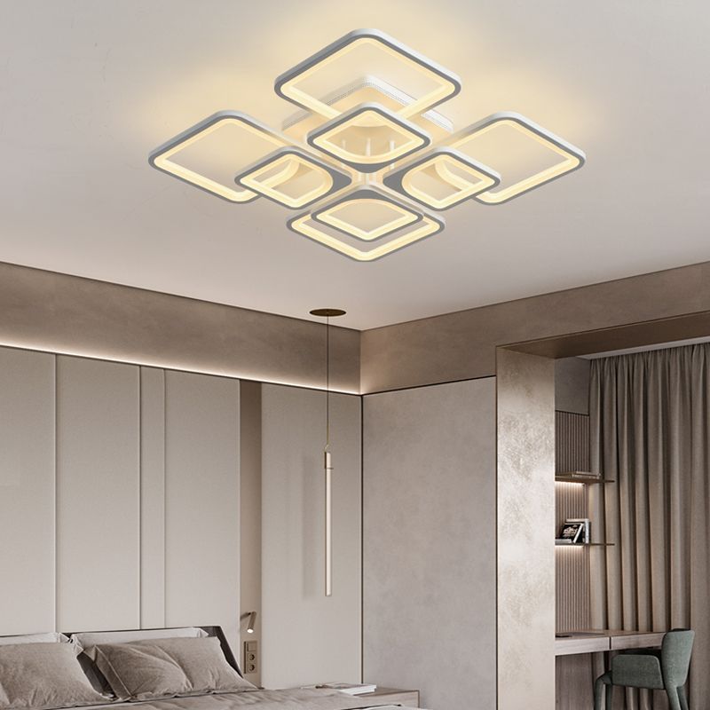 Hot Selling Creativity Popular Cloud Shape LED Ceiling Light Flush Mount Fixture Remote Control Lamps For Children Baby Room