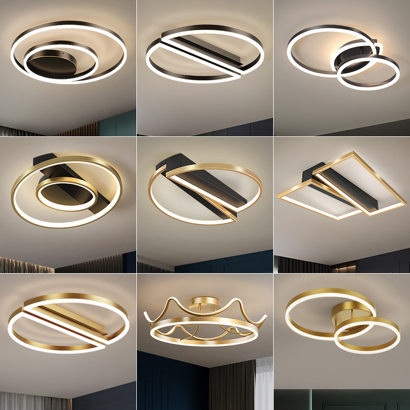 Customized by manufacturer Three Light Colors Rectangular living room lamp Home ceiling light fixture remote control Led ceiling