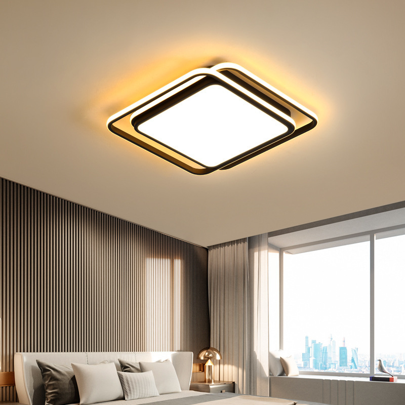 220v China factory New design led light modern acrylic ceiling lamp square ceiling light study bedroom living room lamp