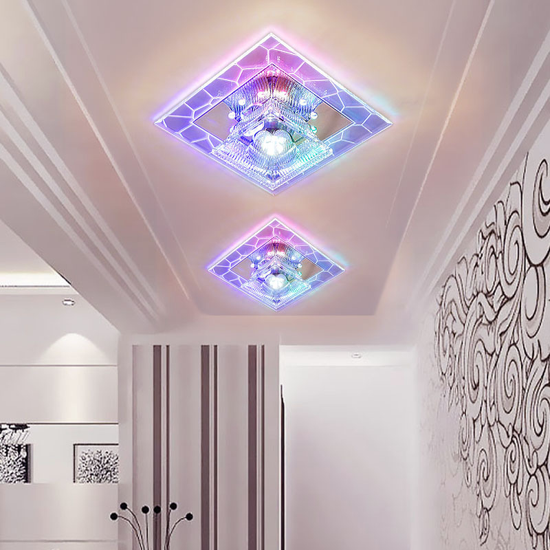 2022 15W Modern crystal chandeliers & pendant lights for bedroom, hallway, bar, kitchen, bathroom Recessed led ceiling light