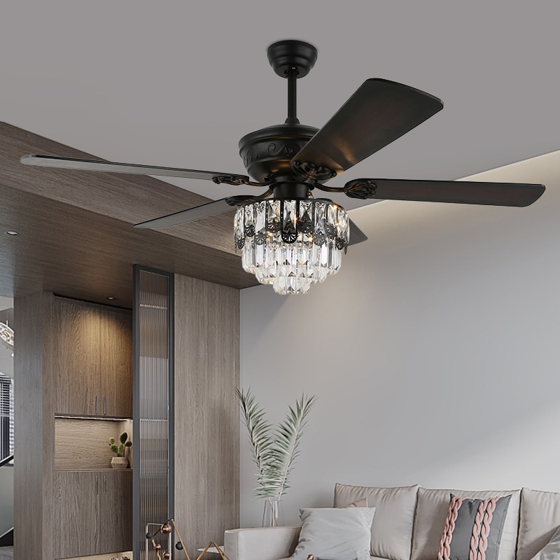 2022 Hot in Europe Superior Electric Industrial Frequency Conversion Remote Control Ceiling Fan With Light manufacturers