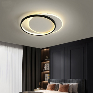 2021 Stepless Dimming Modern Simplicity Led Ceiling Lights For Living Room Bedroom Dining Room Led Black Ceiling Lamp