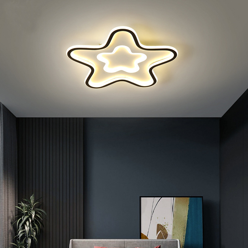 2021 Stepless Dimming Modern Simplicity Led Ceiling Lights For Living Room Bedroom Dining Room Led Black Ceiling Lamp