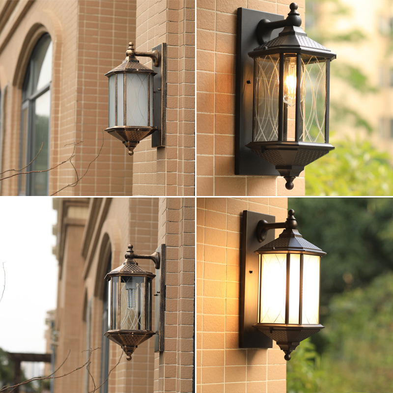 Outdoor garden porch sconce decorative modern luxury sconce outdoor wall lamps Top sell European style wall mounted lighting fix