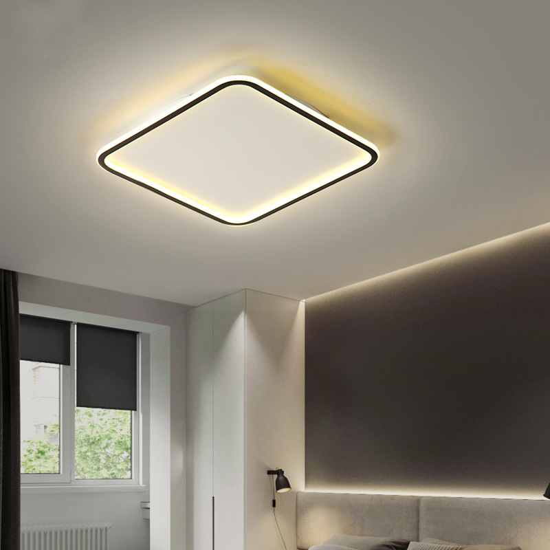 2021 Stepless Dimming Modern Simplicity Led Ceiling Lights For Living Room Bedroom Dining Room Led Black Ceiling Lamp