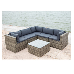 Medium lounge set wicker furniture set indoor and outdoor table furniture and chair