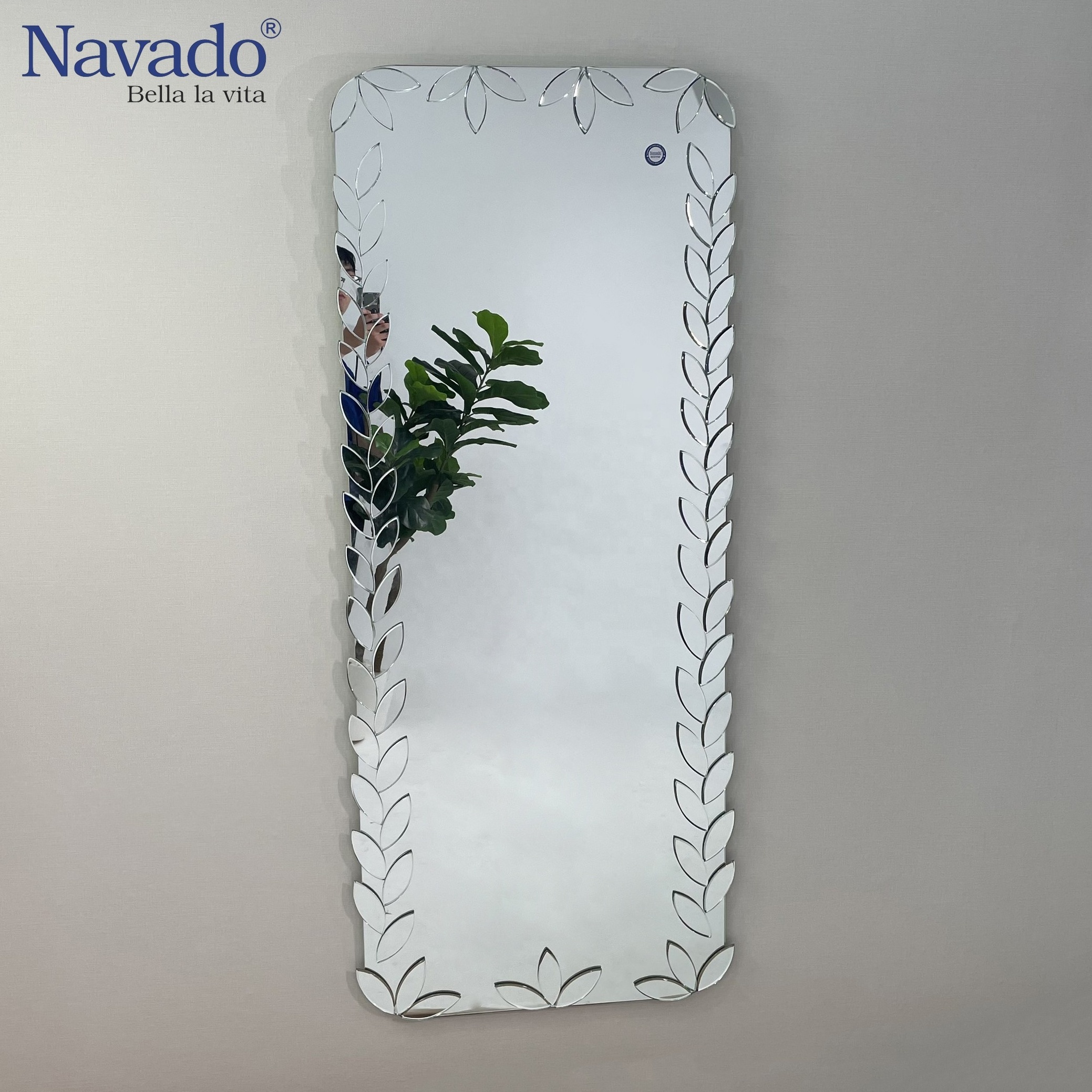 Wall Art Multi-color 8-layer Silver Coated Frameless Full Length Mirrors Wall 60x160cm With Good Raw Material And High Quality