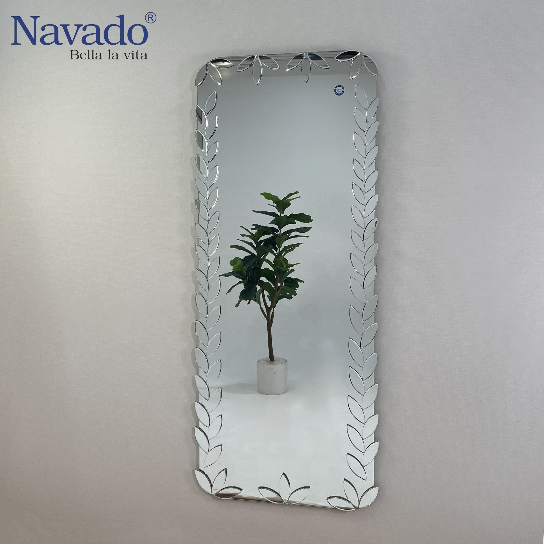 Wall Art Multi-color 8-layer Silver Coated Frameless Full Length Mirrors Wall 60x160cm With Good Raw Material And High Quality