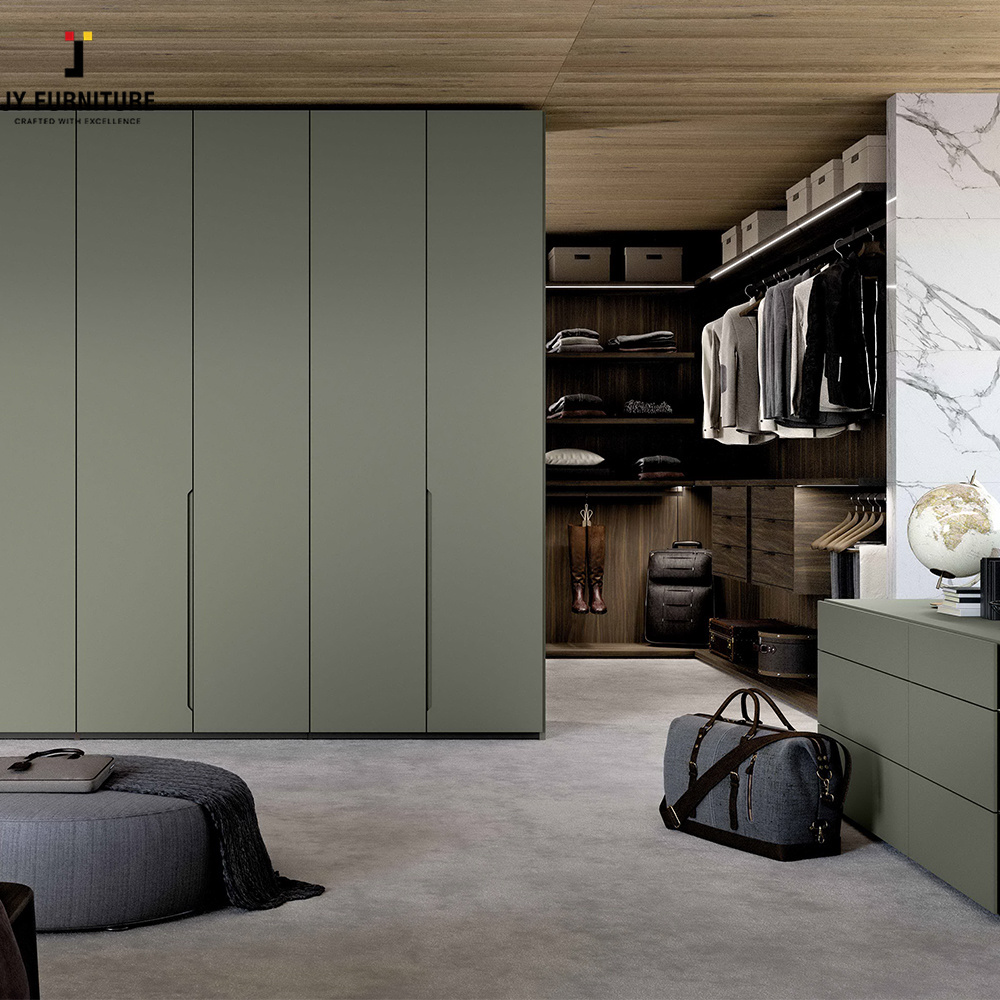 JY Modular DIY Wardrobe Closet with Shelves Freestanding Hardwood Wardrobes From Vietnam