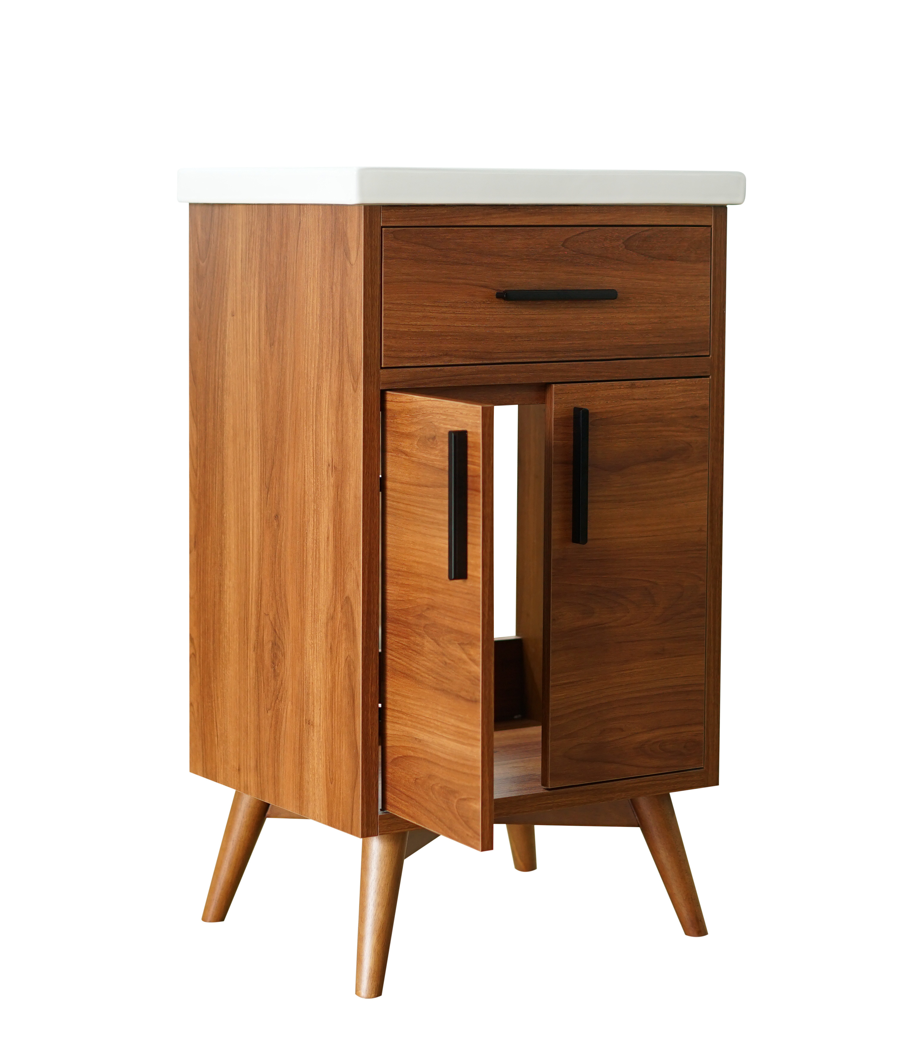 JY Furniture Vietnam Hot Selling European Style Vanities Elegant Design Small Bathroom Vanity