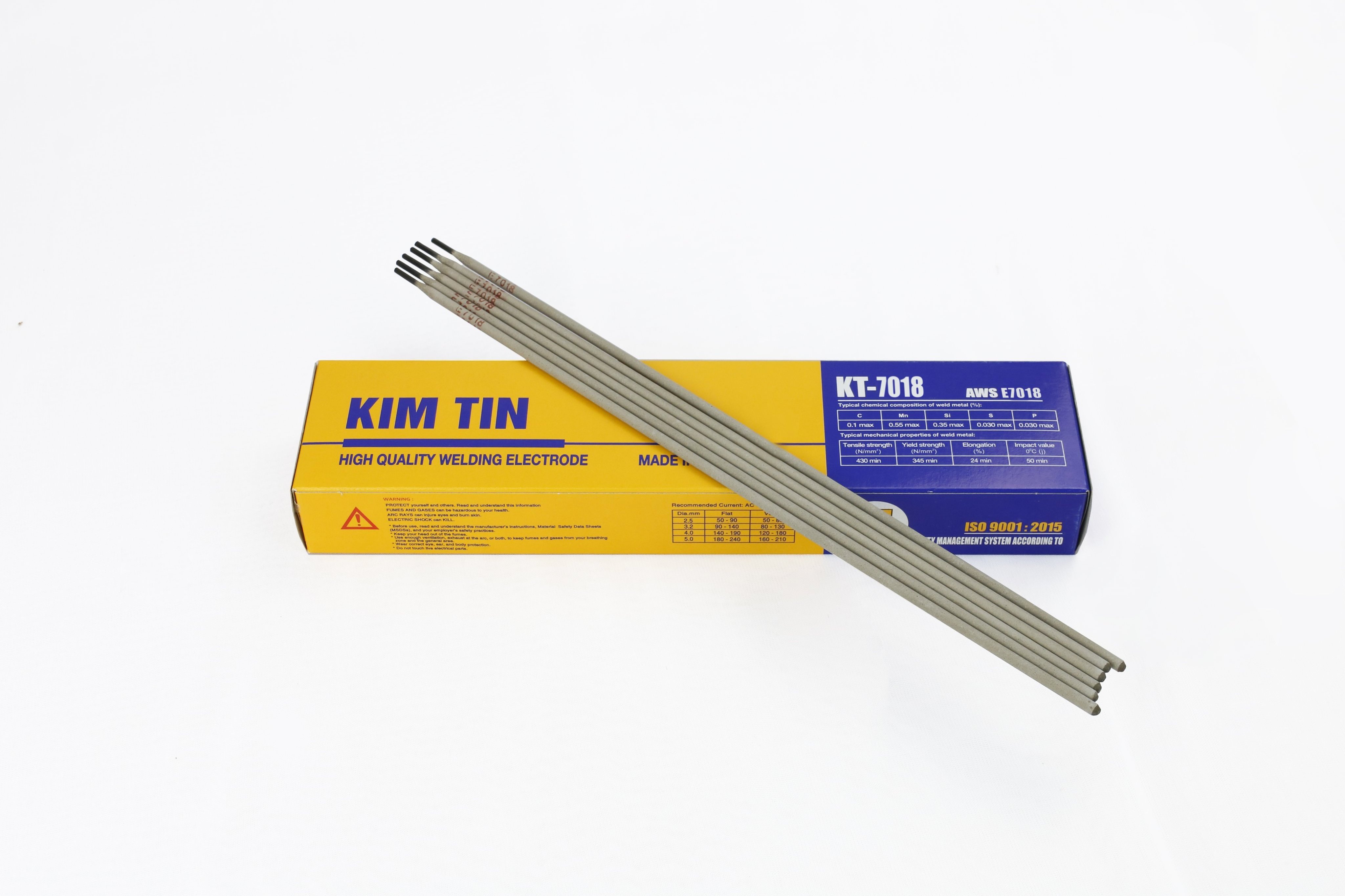 AWS A5.1 E7018 Welding Rod Welding Electrodes factory OEM brand full weight and dimension