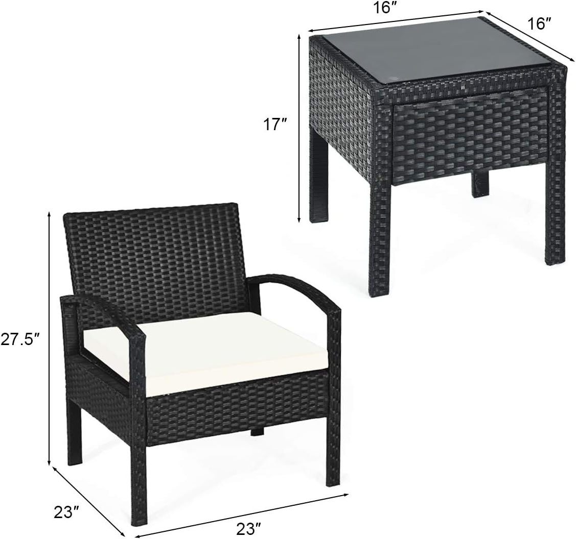 Rattan Wicker Furniture - Outdoor Patio Furniture Sets  Patio Furniture Set 3 Piece  Ready to export