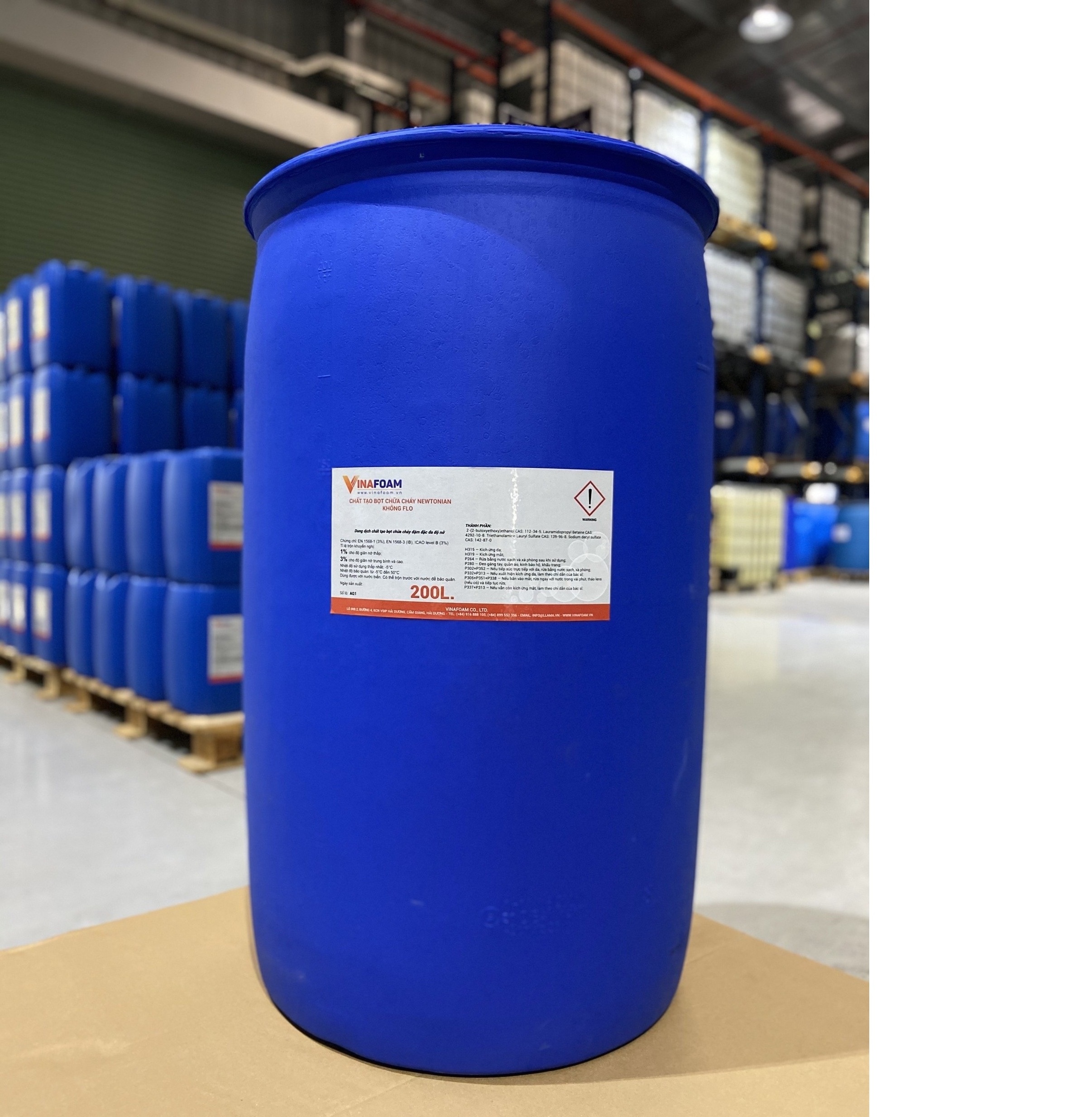 FFF 1% Best selling fire fighting agent Fluorine free foam concentrate Viet Nam Factory Supplier