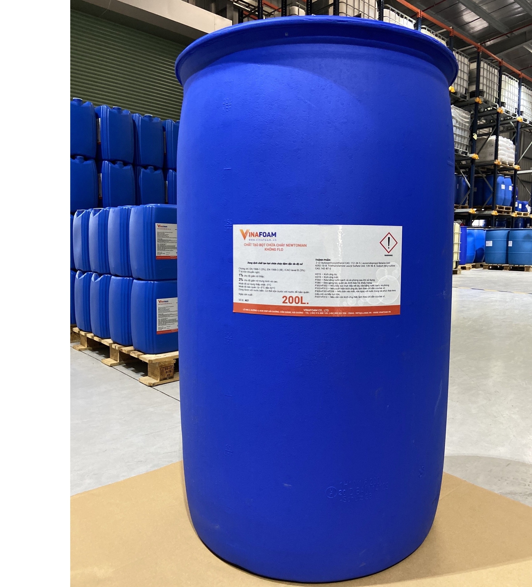 FFF 1% Best selling fire fighting agent Fluorine free foam concentrate Viet Nam Factory Supplier