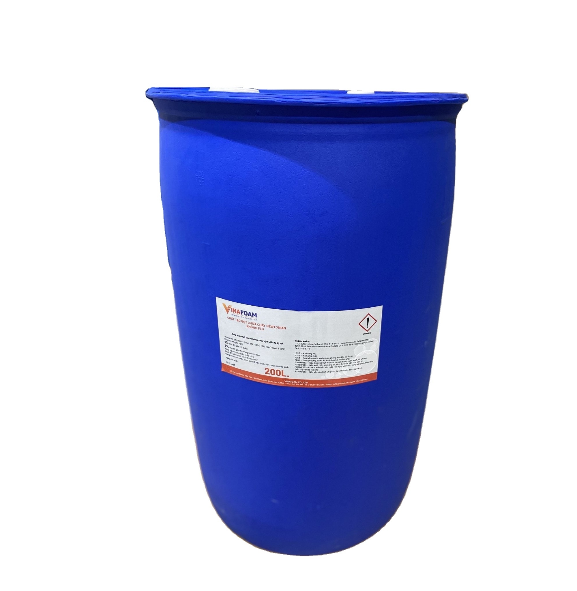 FFF 1% Best selling fire fighting agent Fluorine free foam concentrate Viet Nam Factory Supplier